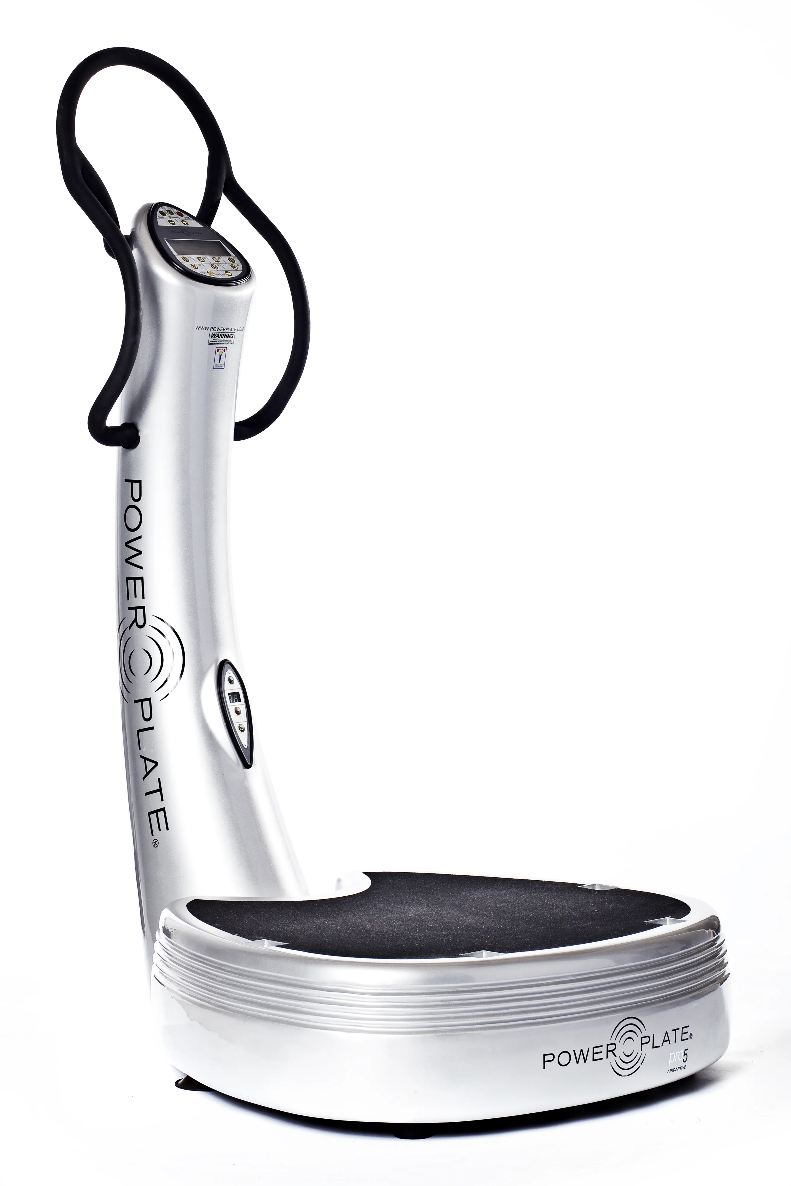 Power Plate pro5 vibration training machine shown in full against white background.